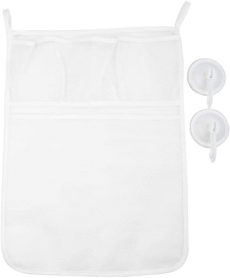 woobles Organizer Bag, Bath Tub Organizer Bag Storage Holder Basket Kids Baby Shower Toys Net Bathtub - Image 1